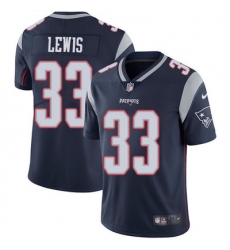 Nike Patriots #33 Dion Lewis Navy Blue Team Color Mens Stitched NFL Vapor Untouchable Limited Jersey