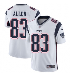 Nike Patriots #83 Dwayne Allen White Mens Stitched NFL Vapor Untouchable Limited Jersey