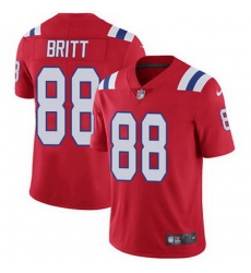 Nike Patriots #88 Kenny Britt Red Alternate Mens Stitched NFL Vapor Untouchable Limited Jersey