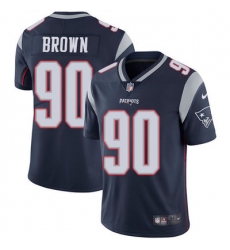 Nike Patriots #90 Malcom Brown Navy Blue Team Color Mens Stitched NFL Vapor Untouchable Limited Jersey