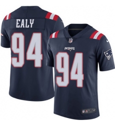 Nike Patriots #94 Kony Ealy Navy Blue Mens Stitched NFL Limited Rush Jersey