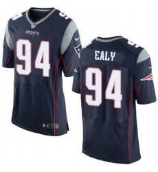 Nike Patriots #94 Kony Ealy Navy Blue Team Color Mens Stitched NFL Elite Jersey