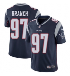 Nike Patriots #97 Alan Branch Navy Blue Team Color Mens Stitched NFL Vapor Untouchable Limited Jersey