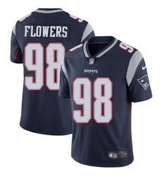 Nike Patriots #98 Trey Flowers Navy Blue Team Color Mens Stitched NFL Vapor Untouchable Limited Jersey