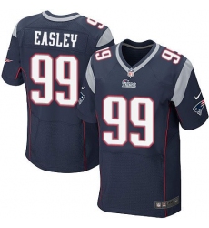 Nike Patriots #99 Dominique Easley Navy Blue Team Color Mens Stitched NFL Elite Jersey