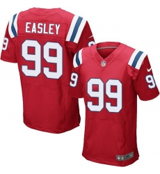 Nike Patriots #99 Dominique Easley Red Alternate Mens Stitched NFL Elite Jersey