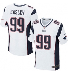 Nike Patriots #99 Dominique Easley White Mens Stitched NFL Elite Jersey