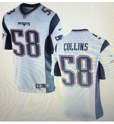 Patriots 58 Jamie Collins White Vapor limited Jersey