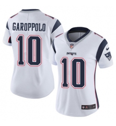 Nike Patriots #10 Jimmy Garoppolo White Womens Stitched NFL Vapor Untouchable Limited Jersey