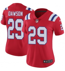 Nike Patriots #29 Duke Dawson Red Alternate Womens Stitched NFL Vapor Untouchable Limited Jersey