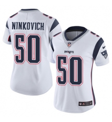 Nike Patriots #50 Rob Ninkovich White Womens Stitched NFL Vapor Untouchable Limited Jersey