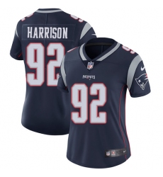 Nike Patriots #92 James Harrison Navy Blue Team Color Womens Stitched NFL Vapor Untouchable Limited Jersey