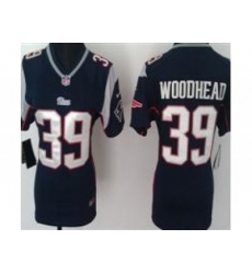 Nike Women New England Patriots #39 Danny Woodhead Blue Jerseys