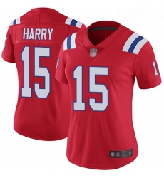 Patriots #15 N 27Keal Harry Red Alternate Women Stitched Football Vapor Untouchable Limited Jersey