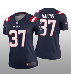 Women New England Patriots Damien Harris #37 Rush Stitched Jersey