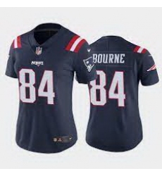 Women New England Patriots Kendrick Bourne #84 Rush Stitched NFL Jersey