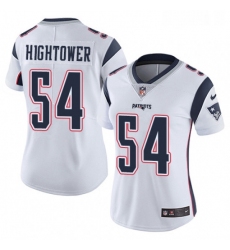 Womens Nike New England Patriots 54 Donta Hightower White Vapor Untouchable Limited Player NFL Jersey