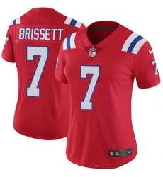 Womens Nike Patriots #13 Phillip Dorsett Red Stitched NFL Limited Rush Fashion Jersey