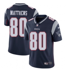 Nike Patriots #80 Jordan Matthews Navy Blue Team Color Youth Stitched NFL Vapor Untouchable Limited Jersey