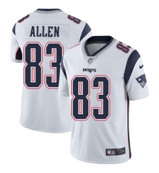 Nike Patriots #83 Dwayne Allen White Youth Stitched NFL Vapor Untouchable Limited Jersey