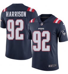Nike Patriots #92 James Harrison Navy Blue Youth Stitched NFL Limited Rush Jersey