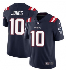 Youth New England Patriots 10 Mac Jones 2021 Navy Vapor Untouchable Limited Stitched Jersey 