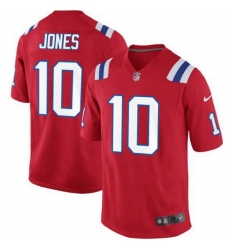 Youth New England Patriots 10 Mac Jones Red 2021 Draft Jersey
