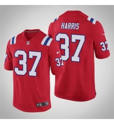 Youth New England Patriots Damien Harris #37 Red Vapor Limited Jersey