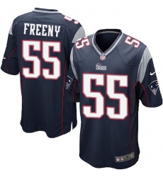 Youth Nike New England Patriots #55 Jonathan Freeny Navy Blue Game Jersey