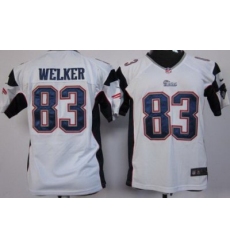 Youth Nike New England Patriots 83 Wes Welker White Nike NFL Jersey