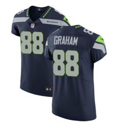 Men Nike Seahawks #88 Jimmy Graham Steel Blue Team Color Stitched NFL Vapor Untouchable Elite Jersey