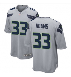 Men Seahawks 33 Jamal Adams Grey Vapor Limited Stitched NFL jersey