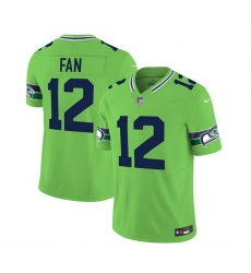 Men Seattle Seahawks 12 Fan 2023 F U S E  Green Limited Stitched Football Jersey