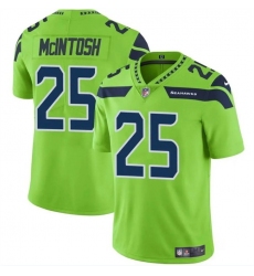 Men Seattle Seahawks 25 Kenny McIntosh Green Vapor Limited Stitched Football Jersey