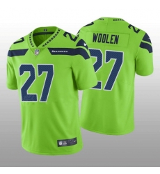 Men Seattle Seahawks 27 Tariq Woolen Green Vapor Untouchable Stitched Football Jersey
