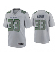Men Seattle Seahawks 33 Jamal Adams Grey Atmosphere Fashion Stitched Game Jersey