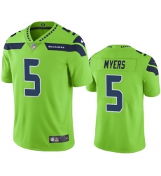 Men Seattle Seahawks 5 Jason Myers Green Vapor Untouchable Limited Stitched Jersey