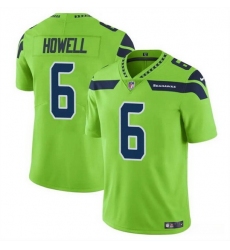 Men Seattle Seahawks 6 Sam Howell Green Vapor Limited Stitched Football Jersey
