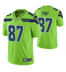 Men Seattle Seahawks 87 Noah Fant Green Vapor Untouchable Limited Stitched Jersey