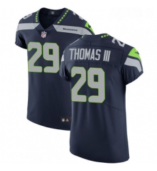 Mens Nike Seattle Seahawks 29 Earl Thomas III Steel Blue Team Color Vapor Untouchable Elite Player NFL Jersey