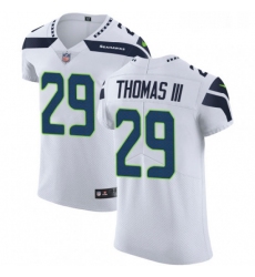 Mens Nike Seattle Seahawks 29 Earl Thomas III White Vapor Untouchable Elite Player NFL Jersey