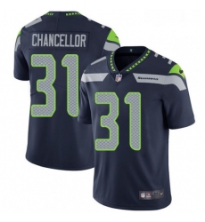Mens Nike Seattle Seahawks 31 Kam Chancellor Steel Blue Team Color Vapor Untouchable Limited Player NFL Jersey