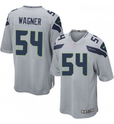 Mens Nike Seattle Seahawks 54 Bobby Wagner Game Grey Alternate NFL Jersey