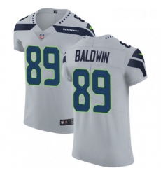 Mens Nike Seattle Seahawks 89 Doug Baldwin Grey Alternate Vapor Untouchable Elite Player NFL Jersey