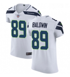 Mens Nike Seattle Seahawks 89 Doug Baldwin White Vapor Untouchable Elite Player NFL Jersey