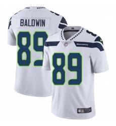 Mens Nike Seattle Seahawks 89 Doug Baldwin White Vapor Untouchable Limited Player NFL Jersey