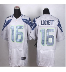 New Seattle Seahawks #16 Tyler Lockett Grey Alternate Men Stitched NFL Elite Jersey