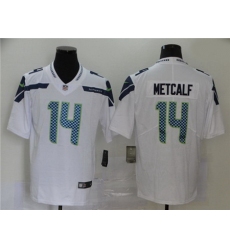 Nike Seahawks 14 D K  Metcalf White Vapor Untouchable Limited Jersey