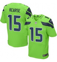 Nike Seahawks #15 Jermaine Kearse Green Mens Stitched NFL Elite Rush Jersey