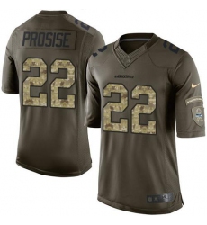 Nike Seahawks #22 C  J  Prosise Green Mens Stitched NFL Limited Salute to Service Jersey